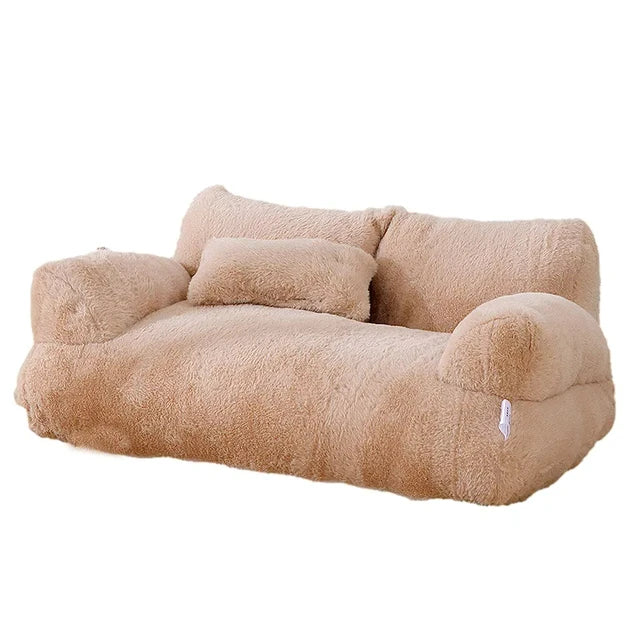 Luxury Plush Pet Bed for Dogs & Cats
