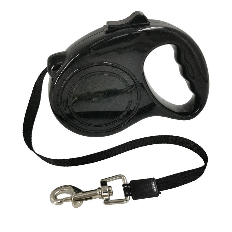 Automatic Retractable Dog Leash with Flashlight
