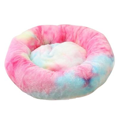 Donut Cuddler Round Pet Bed for Dogs & Cats