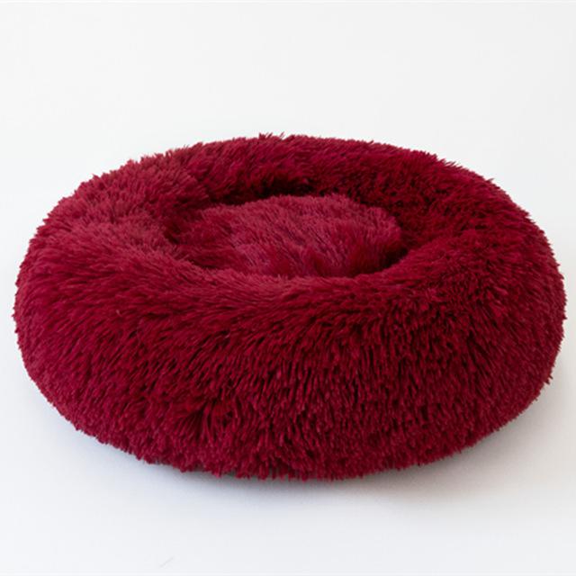 Donut Cuddler Round Pet Bed for Dogs & Cats