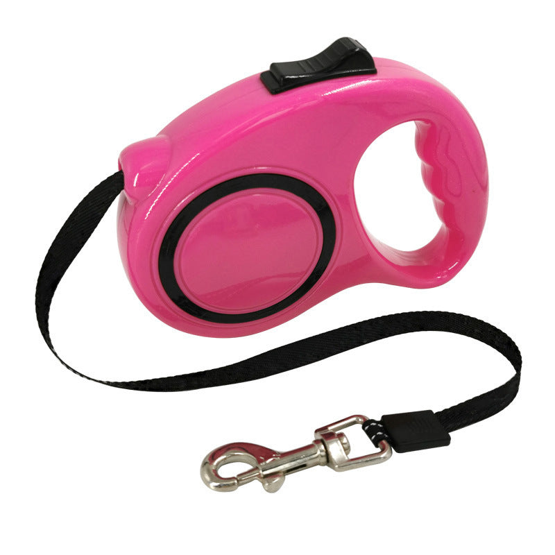 Automatic Retractable Dog Leash with Flashlight
