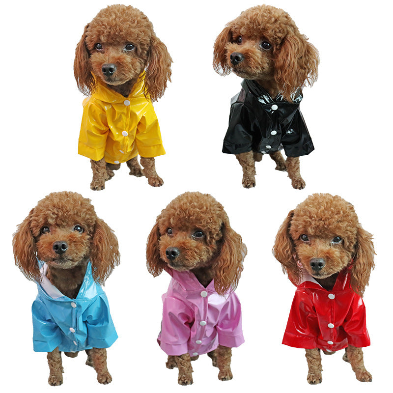 Reflective Waterproof Raincoat for Small & Medium Dogs