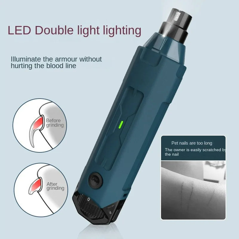 Electric Nail Grinder & Clipper for Dogs & Cats