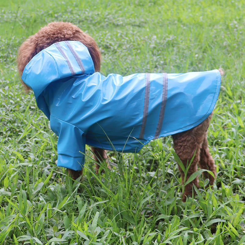 Reflective Waterproof Raincoat for Small & Medium Dogs