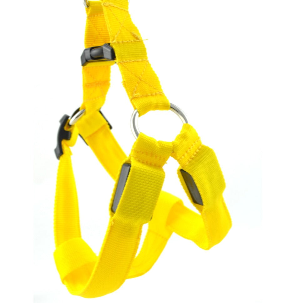 LED Luminous Dog Chest Harness for Medium & Large Dogs