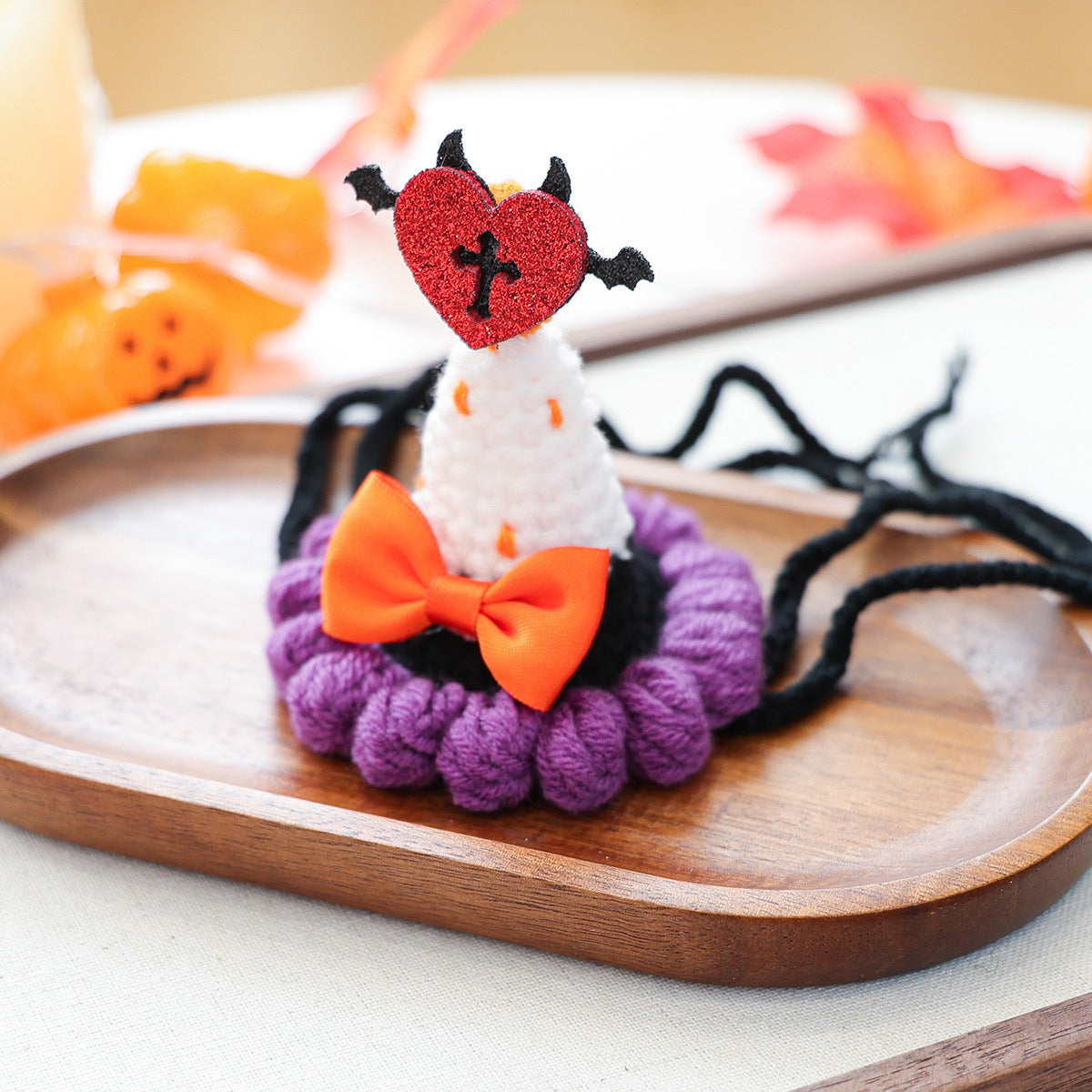Halloween Wizard Knitted Hat for Small Dogs & Cats