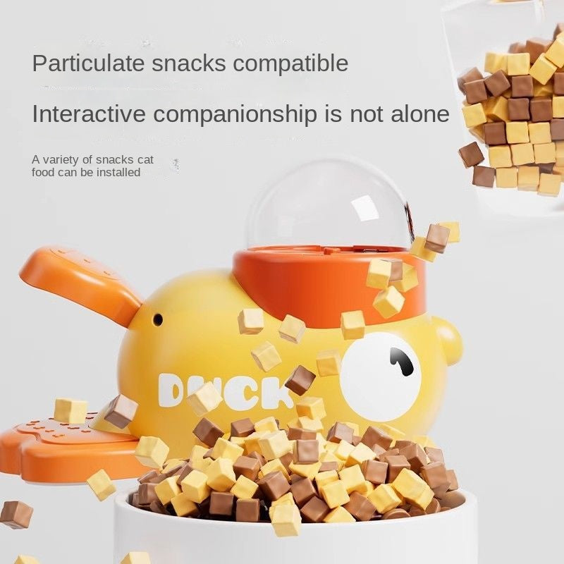 Treat Dispensing Duck Toy for Cats & Dogs
