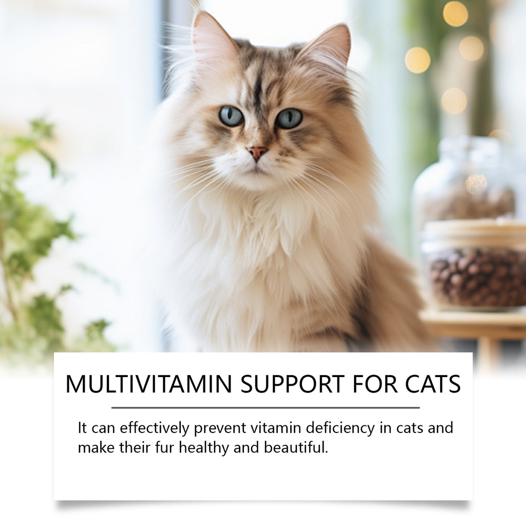 Daily Multivitamin Tablets for Cats