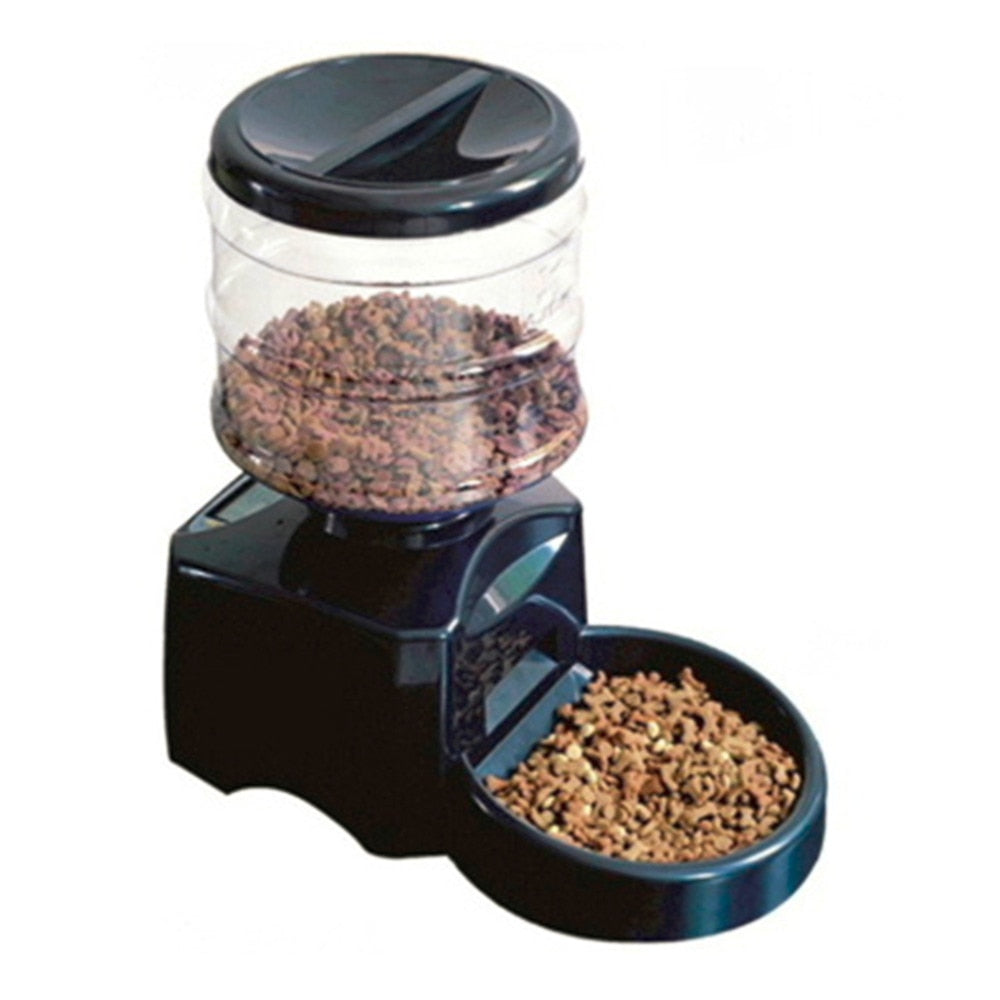 Automatic Pet Feeder with Voice Recording & LCD Screen