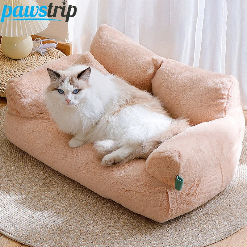 Luxury Plush Pet Bed for Dogs & Cats