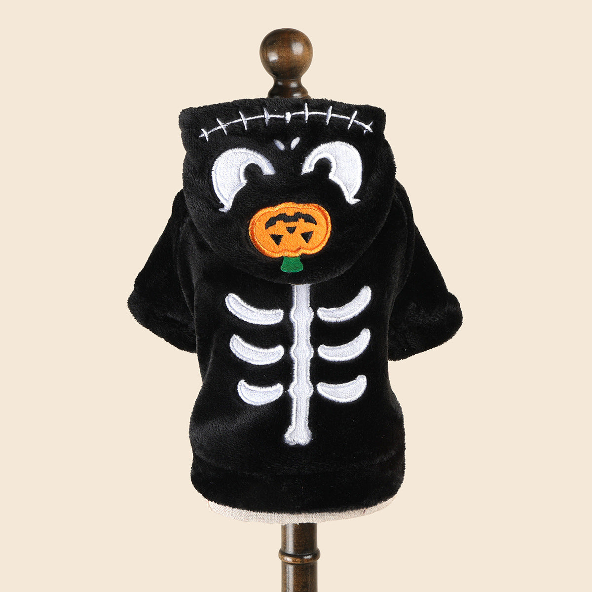 Halloween Skeleton Ghost Hoodie for Small Dogs & Cats