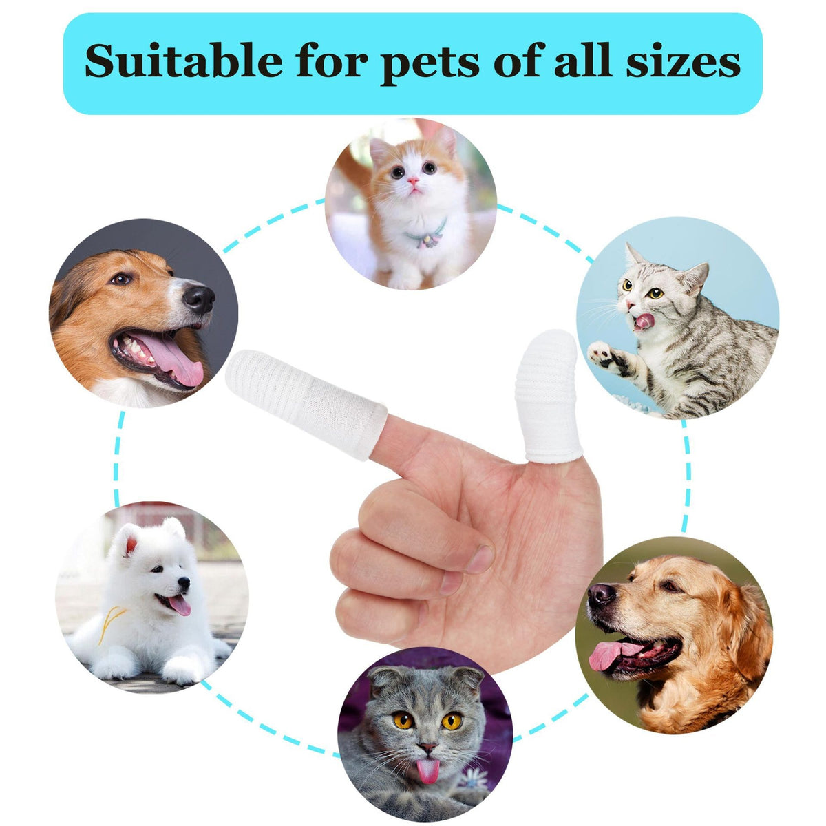 Finger Toothbrush for Dogs & Cats — Gentle Oral Care