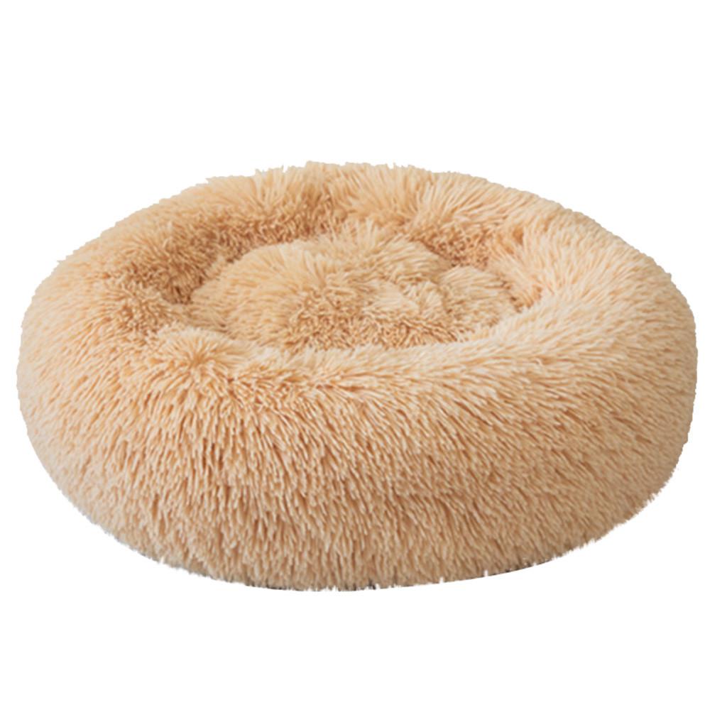 Ultra Soft Washable Round Pet Bed for Dogs & Cats