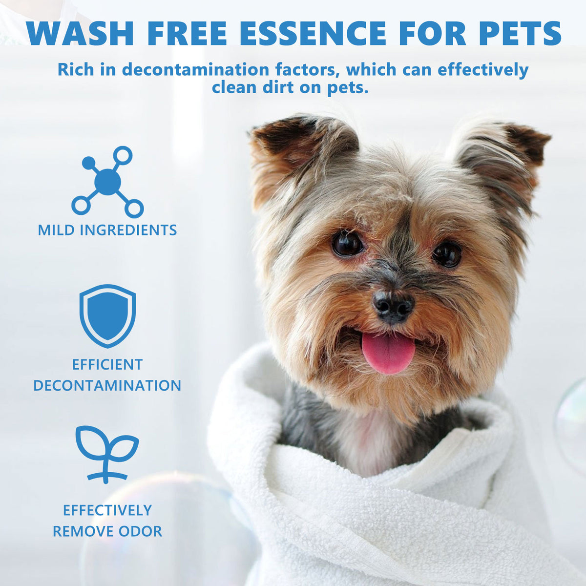 Pet Leave-In Serum For Cats And Dogs Fluffy, Soft And Fragrant Hair Care Serum