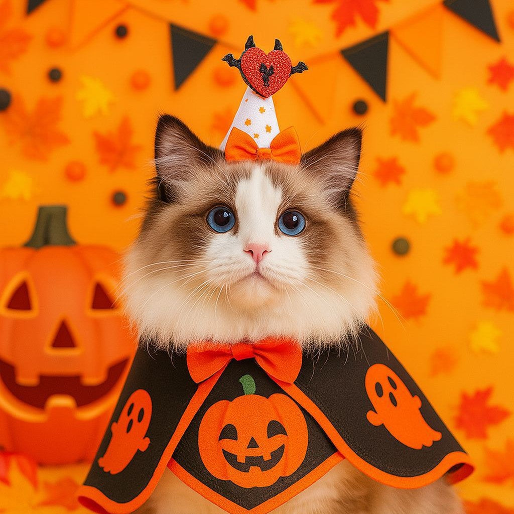 Halloween Wizard Knitted Hat for Small Dogs & Cats