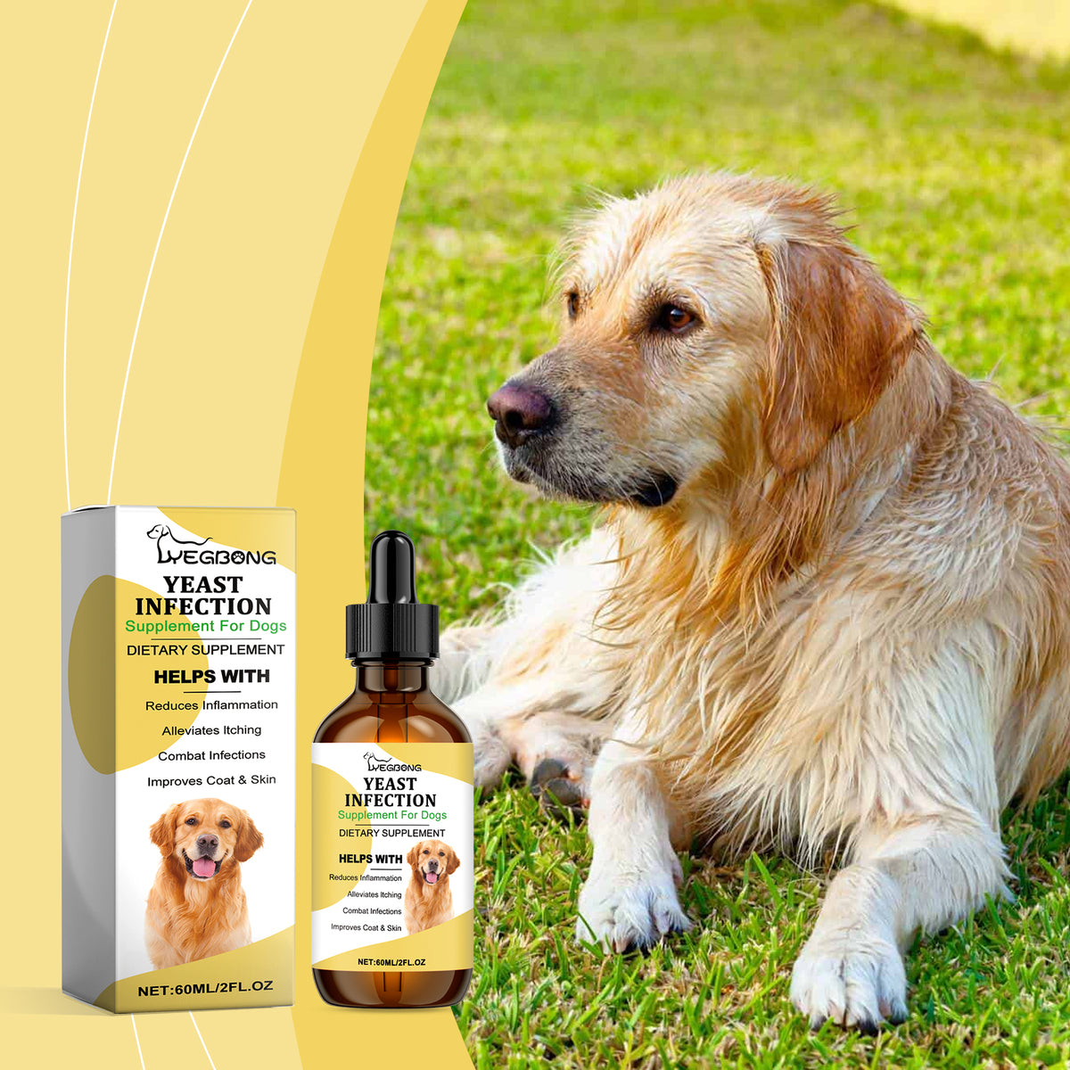 Herbal Yeast Supplement for Pet Skin Care