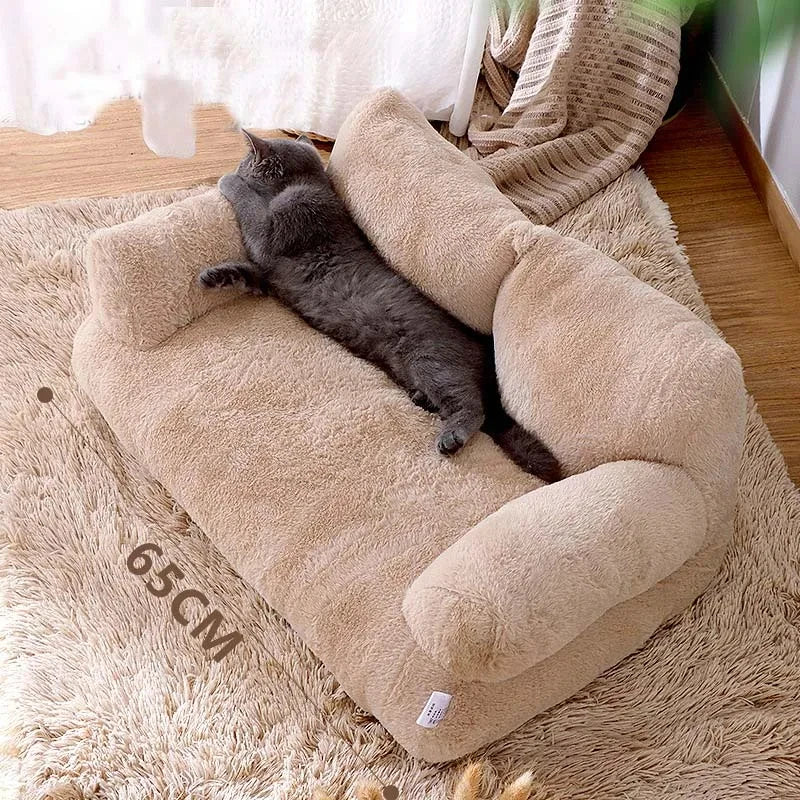 Luxury Plush Pet Bed for Dogs & Cats