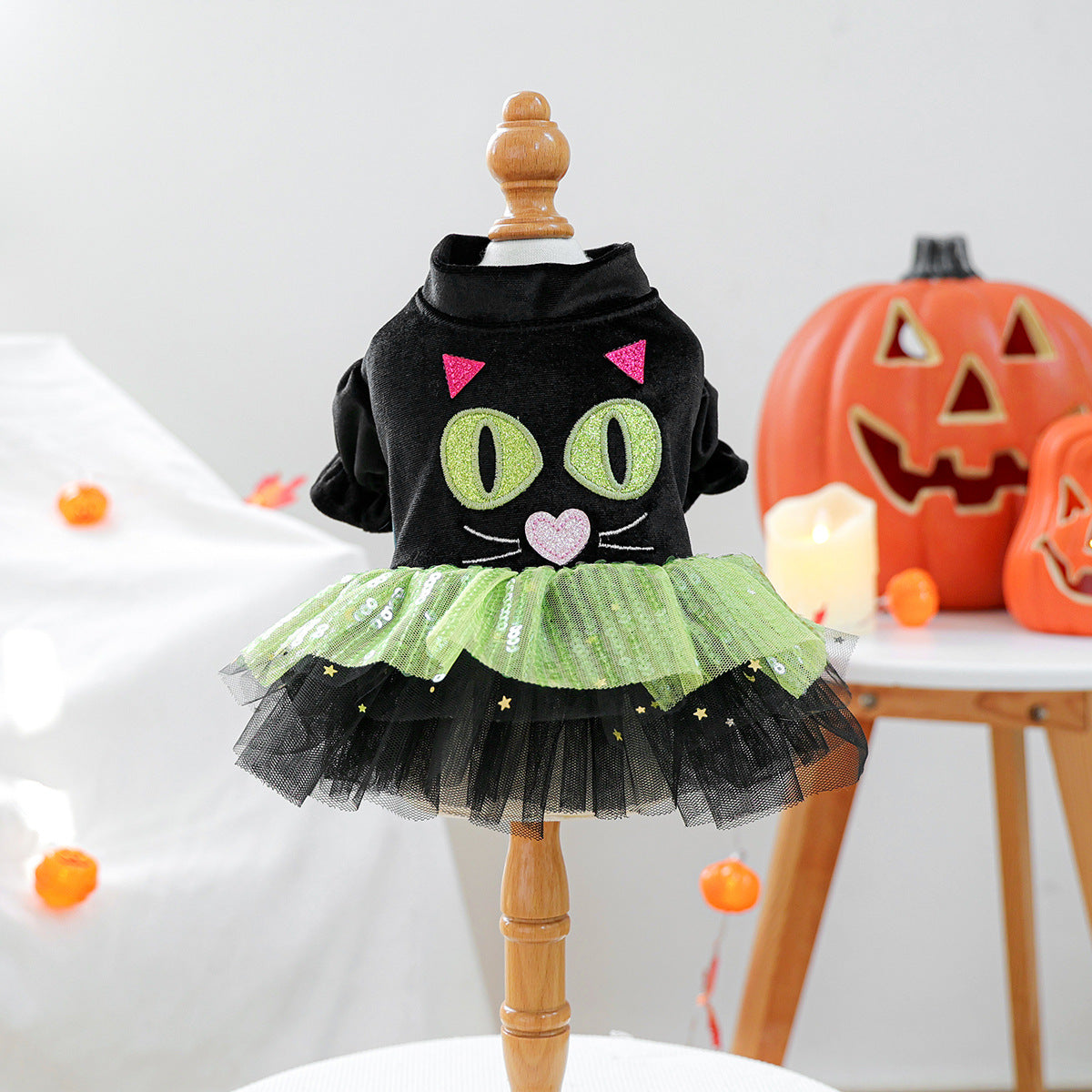 Halloween Tulle Dress for Small Dogs & Cats