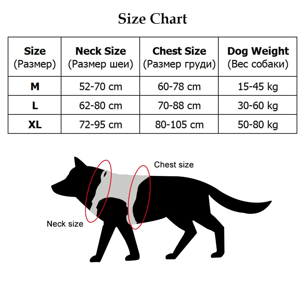 Military Tactical Dog Harness with Handle & Bungee Leash