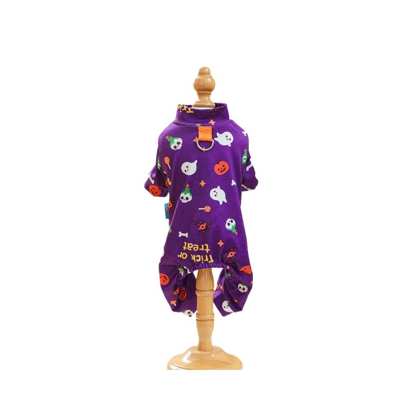 Halloween Cartoon Onesie Pajamas for Dogs & Cats