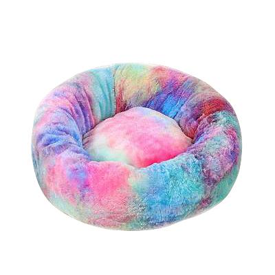Donut Cuddler Round Pet Bed for Dogs & Cats