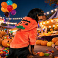 Halloween Pumpkin Pet Hoodie Costume Fleece Warm Dog Cat Hoodie with Leash Clip