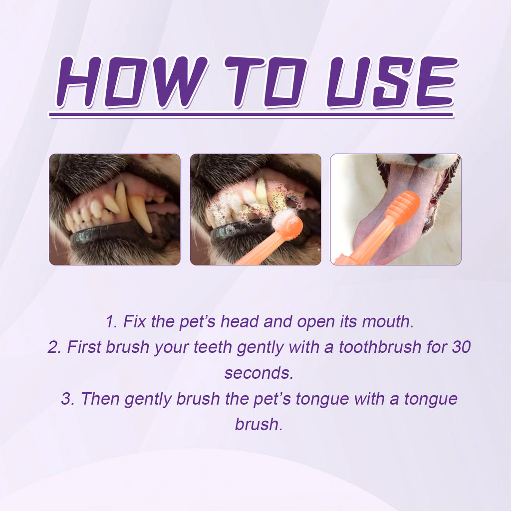 Dental Toothbrush for Dogs — Oral Care & Stain Removal