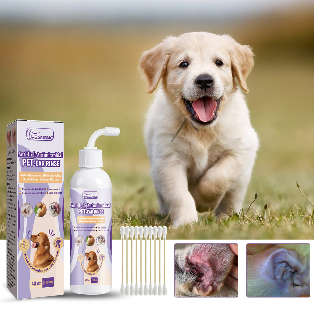 Ear Canal Cleaner & Earwax Removal Drops for Dogs & Cats