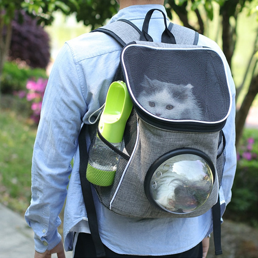Portable Water Bottle & Feeder Bowl for Dogs & Cats