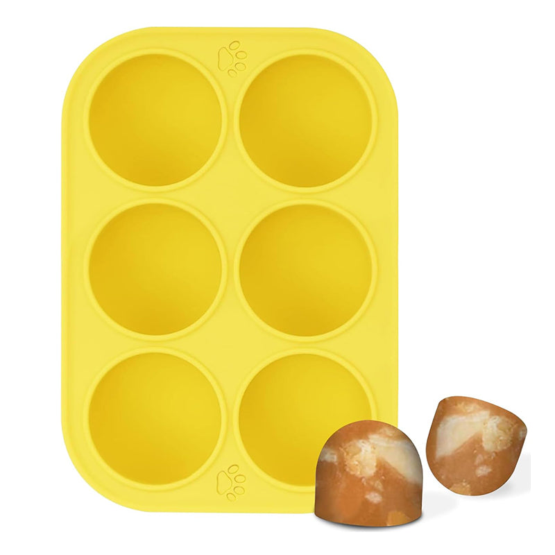 Silicone Frozen Treat Molds for Dogs — 6 Cavity
