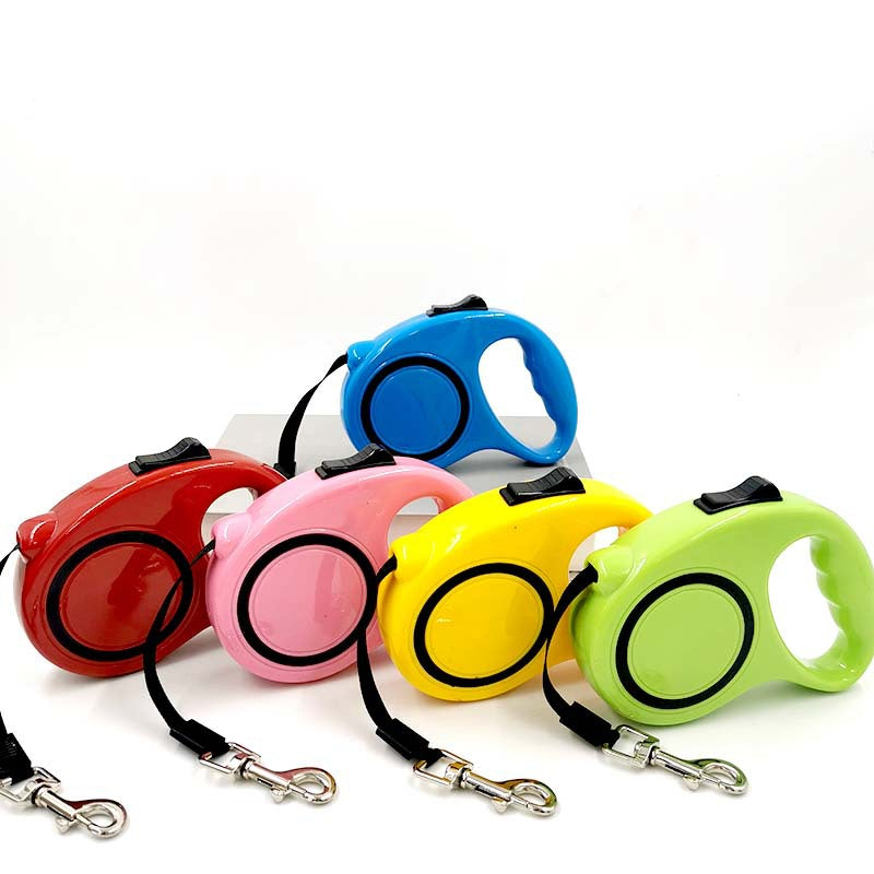 Automatic Retractable Dog Leash with Flashlight