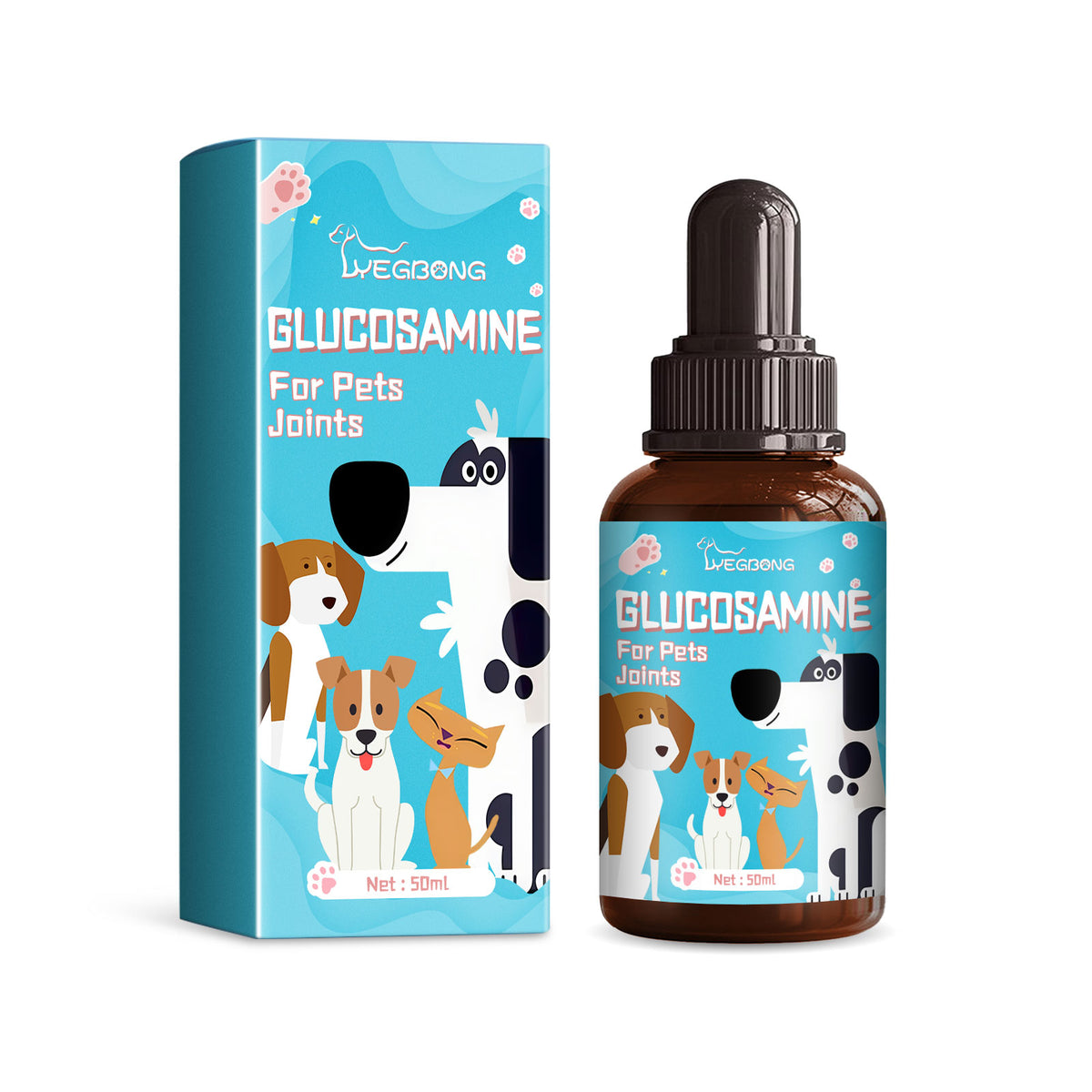 Glucosamine Joint Relief Drops for Dogs & Cats