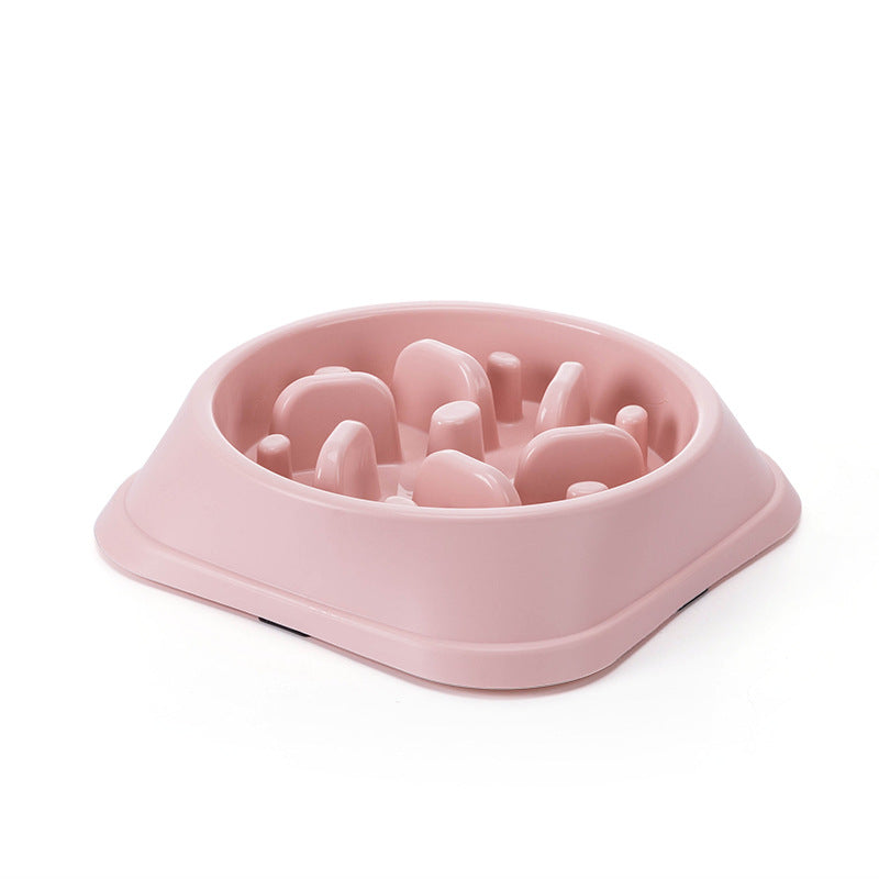 Pet Bowl Dog Bowl Pet Slow Food Bowl Anti Overturning Dog Slow Food Bowl Rice Bowl Dog Bowl Large Dog Slow Food Bowl Supplies