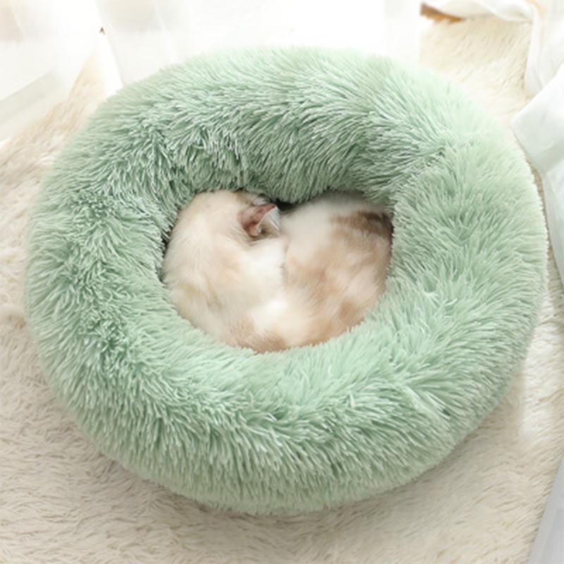 Donut Cuddler Round Pet Bed for Dogs & Cats