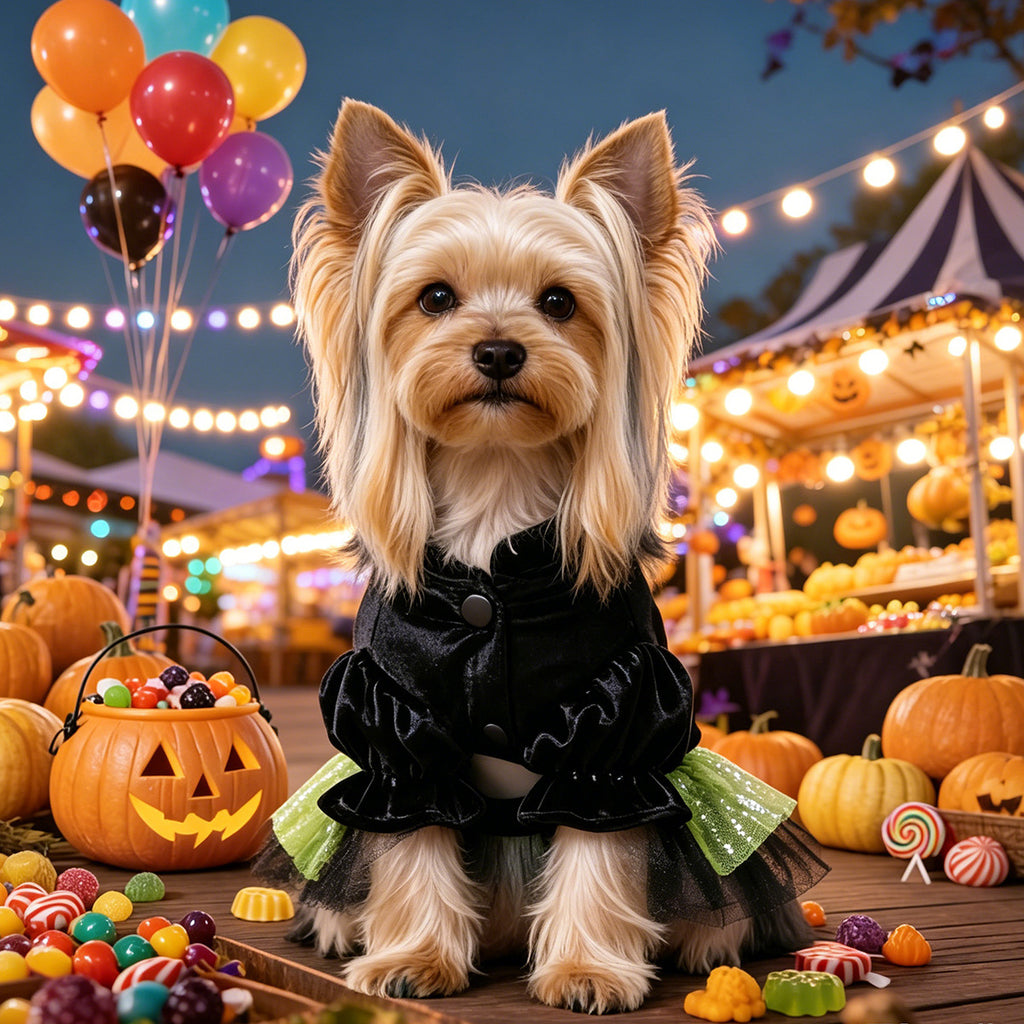 Halloween Tulle Dress for Small Dogs & Cats