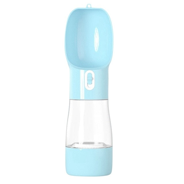 Portable Water Bottle & Feeder Bowl for Dogs & Cats
