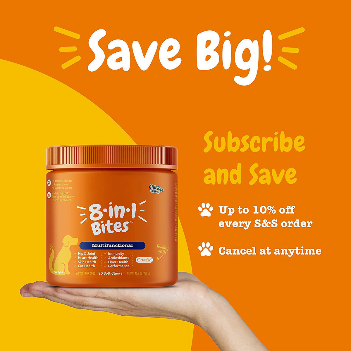 Multi-Functional Nutritional Supplement for Dogs