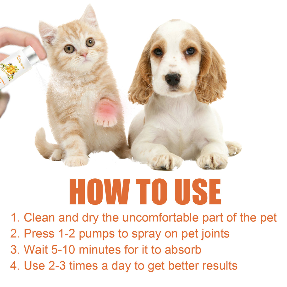 Joint Relief Spray for Dogs & Cats