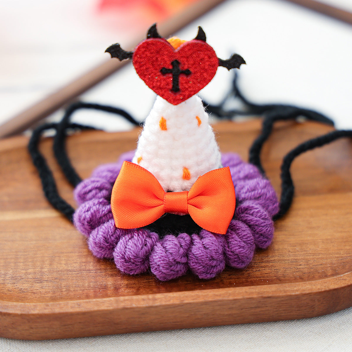 Halloween Wizard Knitted Hat for Small Dogs & Cats