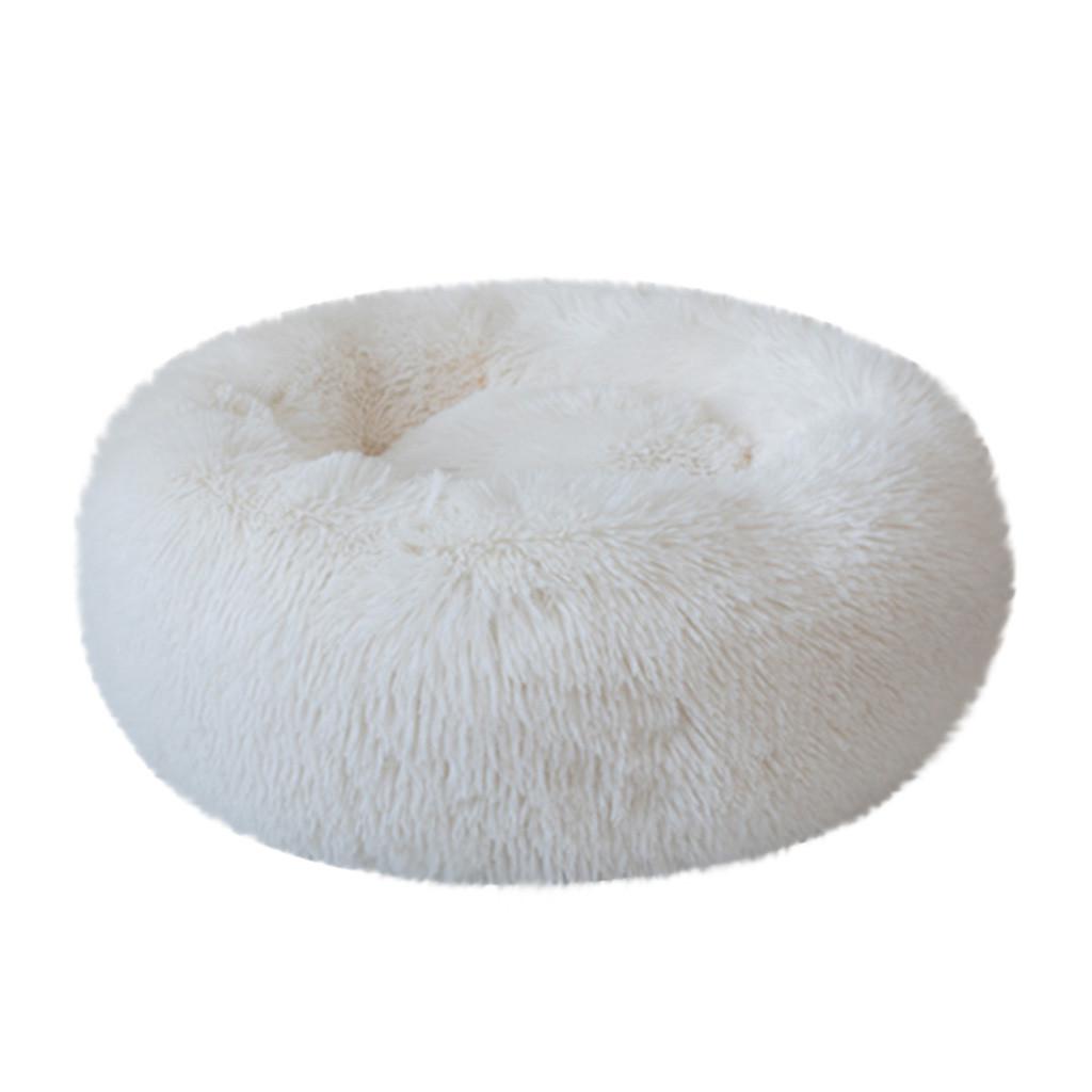 Ultra Soft Washable Round Pet Bed for Dogs & Cats