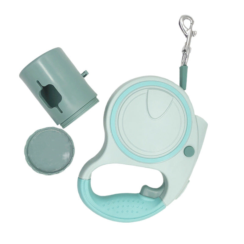 Retractable Dog & Cat Leash with Built-in Flashlight