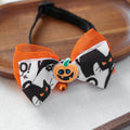 Pet Halloween Pet Collar with Funny Pumpkin Decoration, Dog Collar with Bow Tie, Cat Scarf for Small Dogs