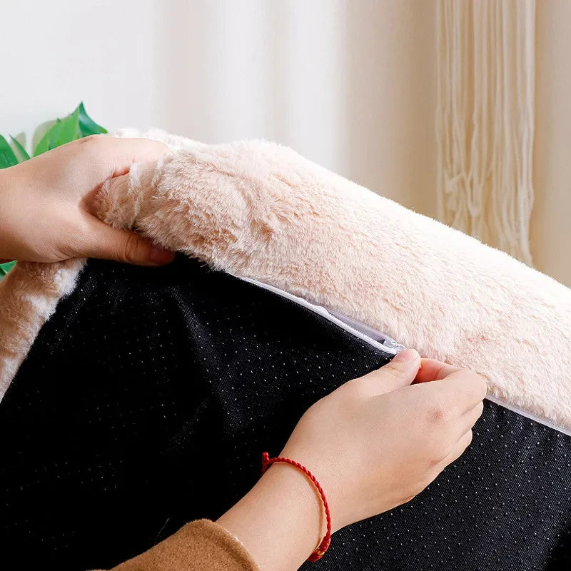 Luxury Plush Pet Bed for Dogs & Cats
