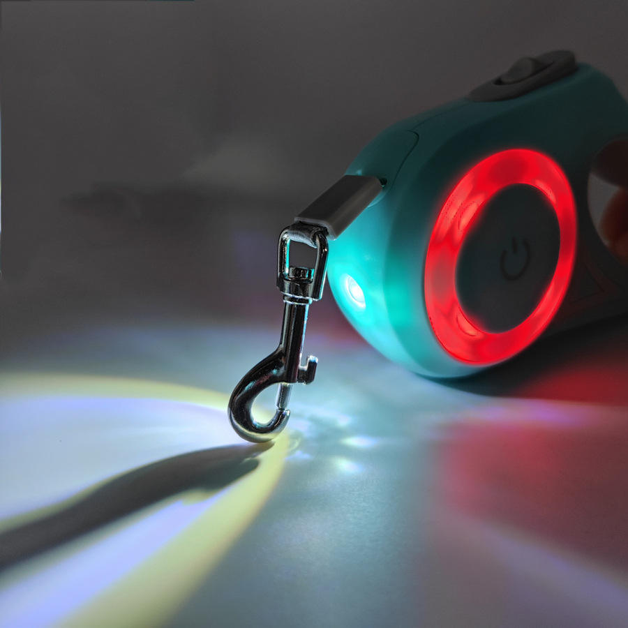 Glowing Automatic Retractable Dog Leash