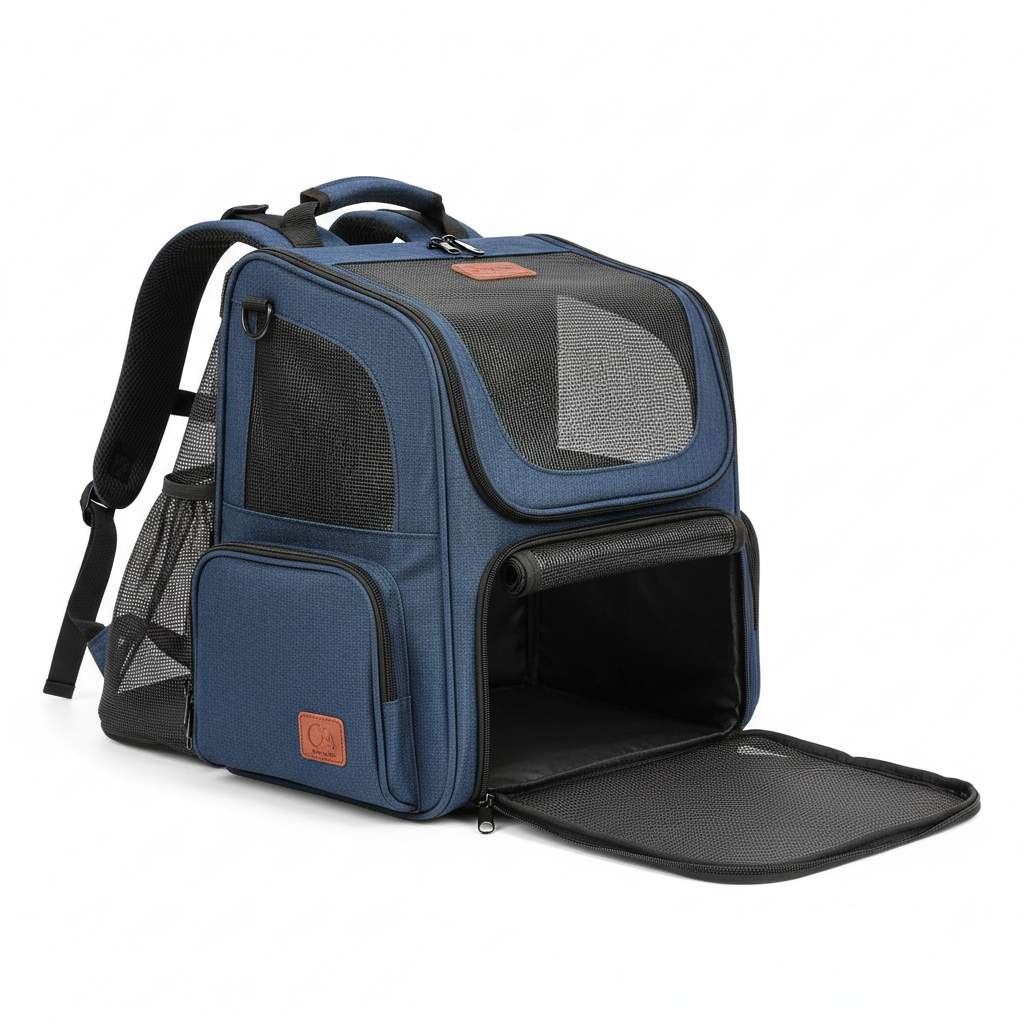 Expandable Pet Backpack Carrier for Dogs & Cats