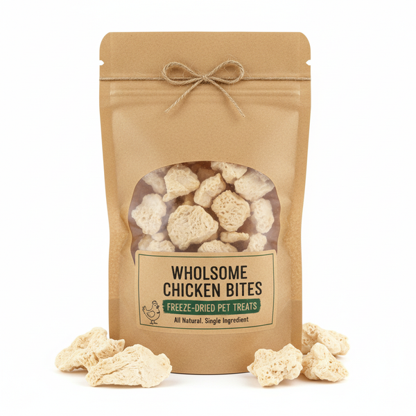 Freeze-Dried Chicken Treats for Dogs & Cats